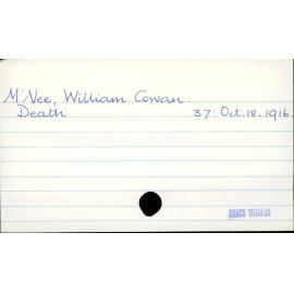 M'Nee, William Cowan
