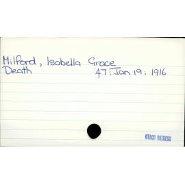 Milford, Isabella Grace
