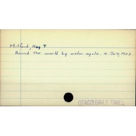 Milford, Roy T