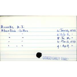 Brooke, A, J.