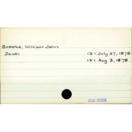 Brooke, William John