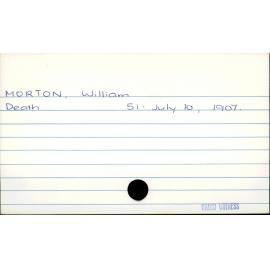 Morton, William