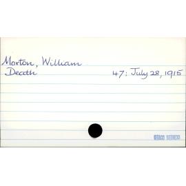 Morton, William