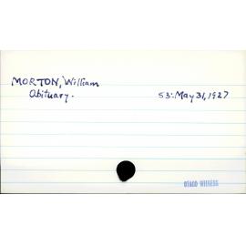 Morton, William
