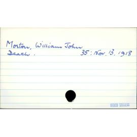 Morton, William John