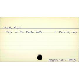 Moses, Frank