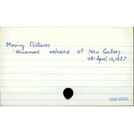 Moving Pictures