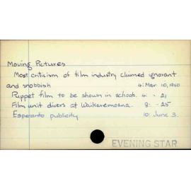 Moving Pictures