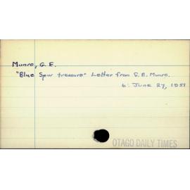 Munro, G. E.
