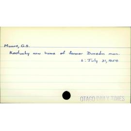 Munro, G.S.