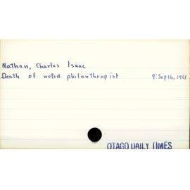 Nathan, Charles Isaac
