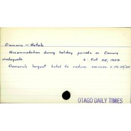 Oamaru - Hotels