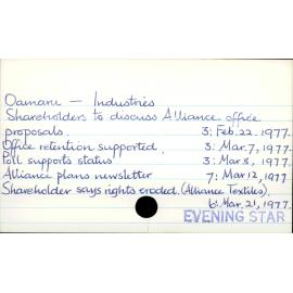 Oamaru - Industries 