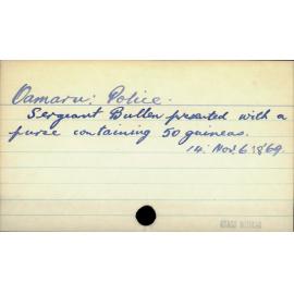 Oamaru - Police 