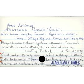 New Zealand HISTORIC PLACES TRUST