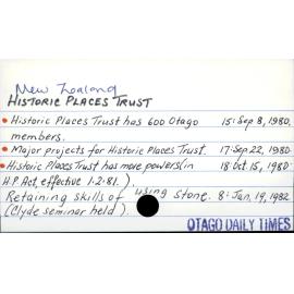 New Zealand HISTORIC PLACES TRUST