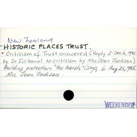 New Zealand Historic Places Trust