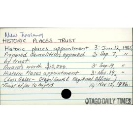 New Zealand Historic Places Trust