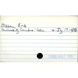 Olssen, Erik