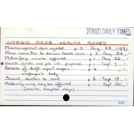 Otago Area Health Board