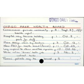 Otago Area Health Board