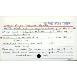 Otago Area Health Board