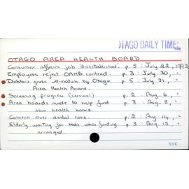 Otago Area Health Board