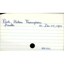 Park, Helen Thompson