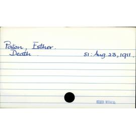 Paton, Esther