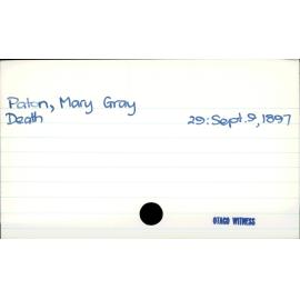 Paton, Mary Gray