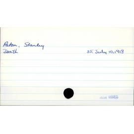 Paton, Stanley