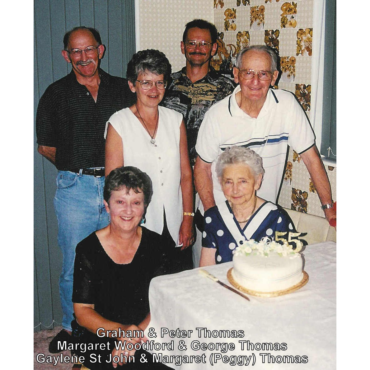 55th wedding anniversary of Margaret(Peggy) and George Thomas