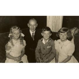 Pop (George Bundo) and Thomas grandchildren