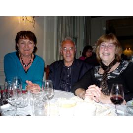 Guests at celebration dinner