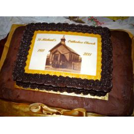 Celebration cake 100years of Orthodox church
