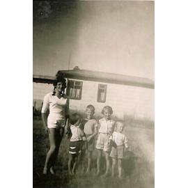 Marie Langston with her Neices and Nephews