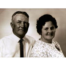 Andrew George Riddell and Florence May Riddell (nee Norman) around 1955 (Lyn’s Parents)
