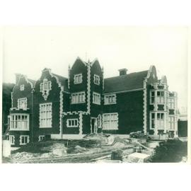 Olveston during construction