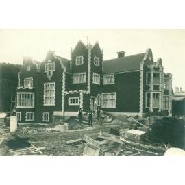 Olveston during construction 