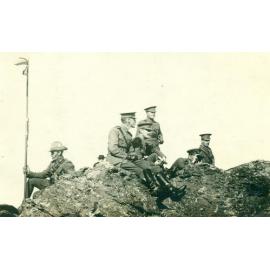 Photograph of soldiers, from the Olveston collection