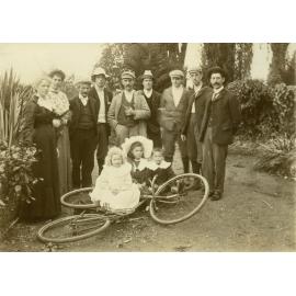 Edward Theomin in unidentified group, from the Olveston collection