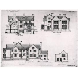 Early sketch of Olveston