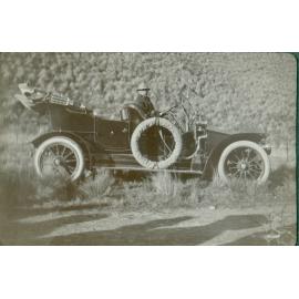 Percy in the Renault 