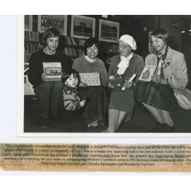 Present and past children's librarian's at the 75th Anniversary of the Children's Library