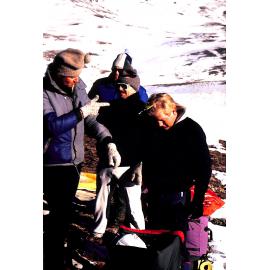 Getting ready on the Old Man Range