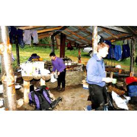 Camp at the DOC schoolhouse, Skippers Creek