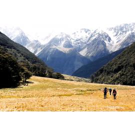 Walking up the Rees valley 
