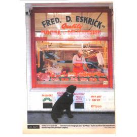 Outside the Butchery