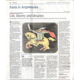 Life, liberty and libraries