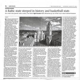 The Baltic state steeped in history and basketball stats